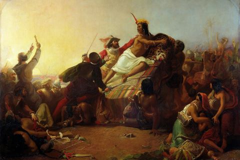 Francesco Pizarro zerstörte das Reich der Inka.