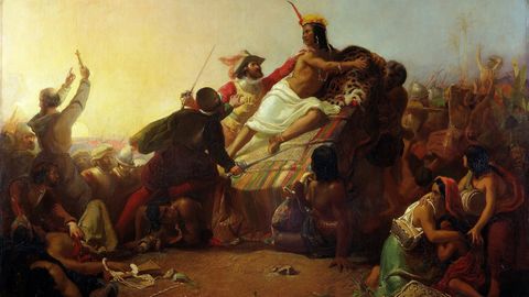 Francesco Pizarro zerstörte das Reich der Inka.