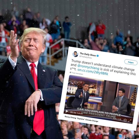 Daily Show-Comedia Ronny Chieng: Trump doesnt't understand den Klimawandel