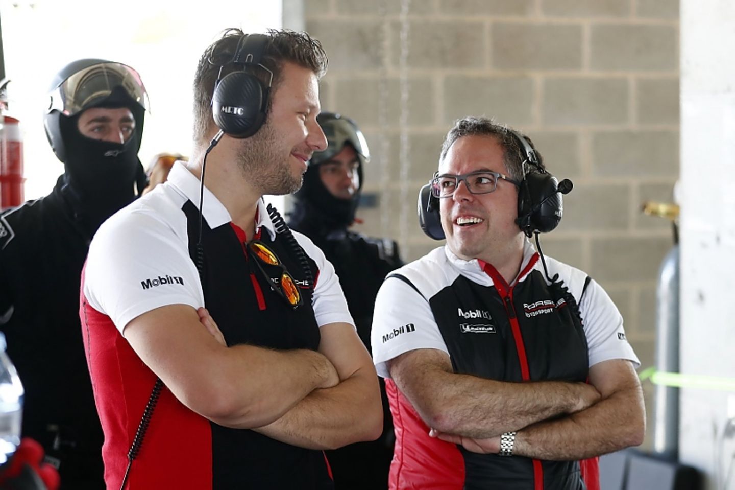 Porsche Team Pascal Zurlinden rechts