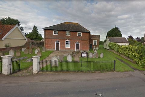 Das Haus in Norfolk hat einen etwas ungewöhnlichen Garten