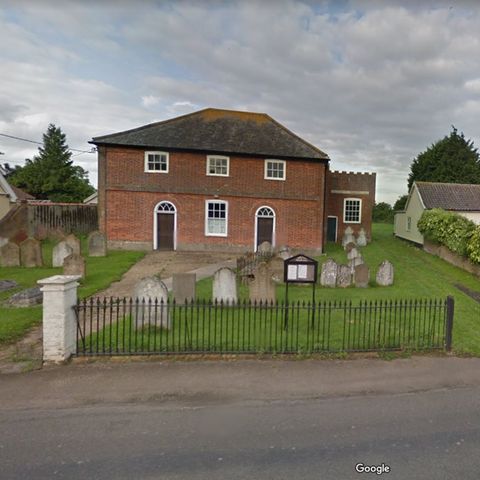 Das Haus in Norfolk hat einen etwas ungewöhnlichen Garten
