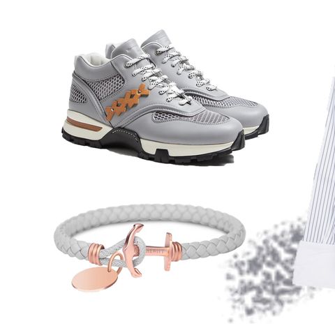 Armband, Bluse und Schuhe zum Gestalten