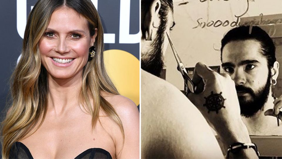 Heidi Klum: Diese Liebesbotschaft hinterlässt sie Tom Kaulitz am Badezimmerspiegel