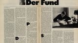 Das Originallayout des Editorials zum Fund der Hitler-Tagebücher, geschrieben vom damaligen stern-Chefredakteur Peter Koch