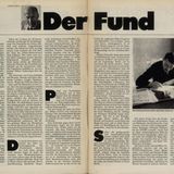 Das Originallayout des Editorials zum Fund der Hitler-Tagebücher, geschrieben vom damaligen stern-Chefredakteur Peter Koch