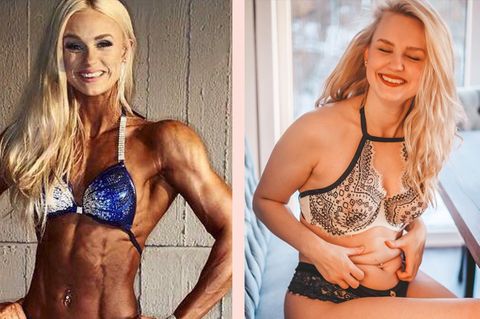 Carina Møller-Mikkelsen früher und heute