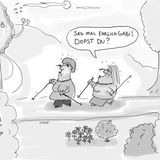 Cartoons von Tobias Schülert: Klimawandel - So schlecht geht es Frau Holle