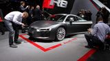Auf dem Genfer Automobil Salon 2015 war der Audi R8 zu sehen