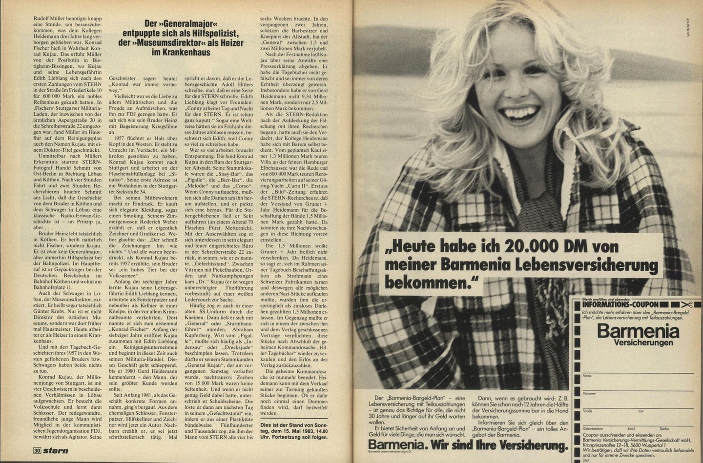 Dokumentation: Der Artikel über Konrad Kujau im stern 21/1983