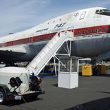 Diese Maschine auf dem Gelände des Museums of Flight in Seattle hat 50 Jahre auf dem Buckel:  Dort ist der Ur-Jumbojet mit dem Namen "City of Everett"  abgestellt, der am 9. Februar 1969 zum Erstflug startete.