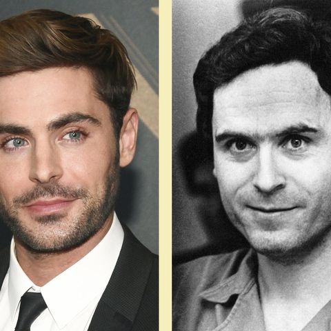 Zac Efron (l.) spielt in dem Film Ted Bundy