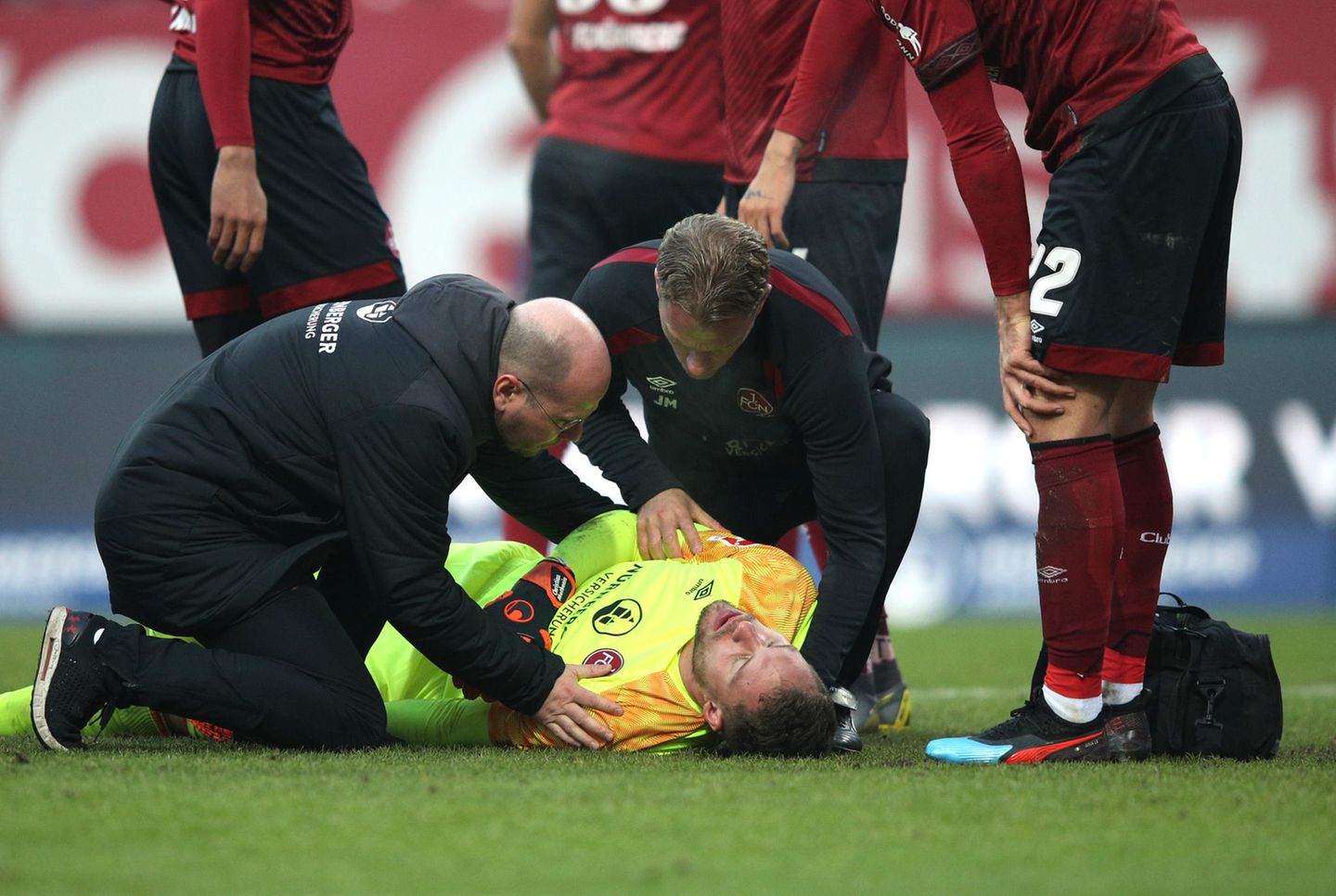 Christian Mathenia nach dem Knock-out in Nürnberg