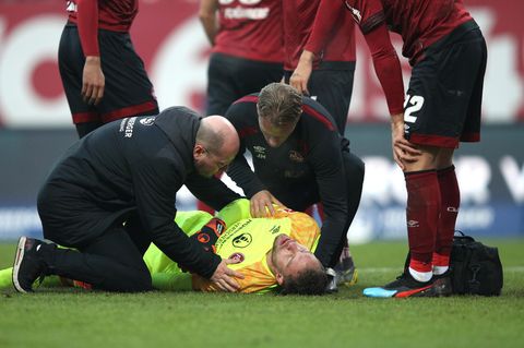 Christian Mathenia nach dem Knock-out in Nürnberg