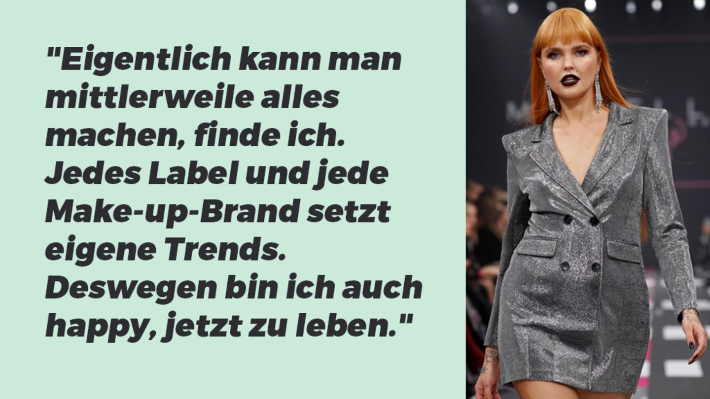Bonnie Strange auf der Maybelline Show 2019 in Berlin