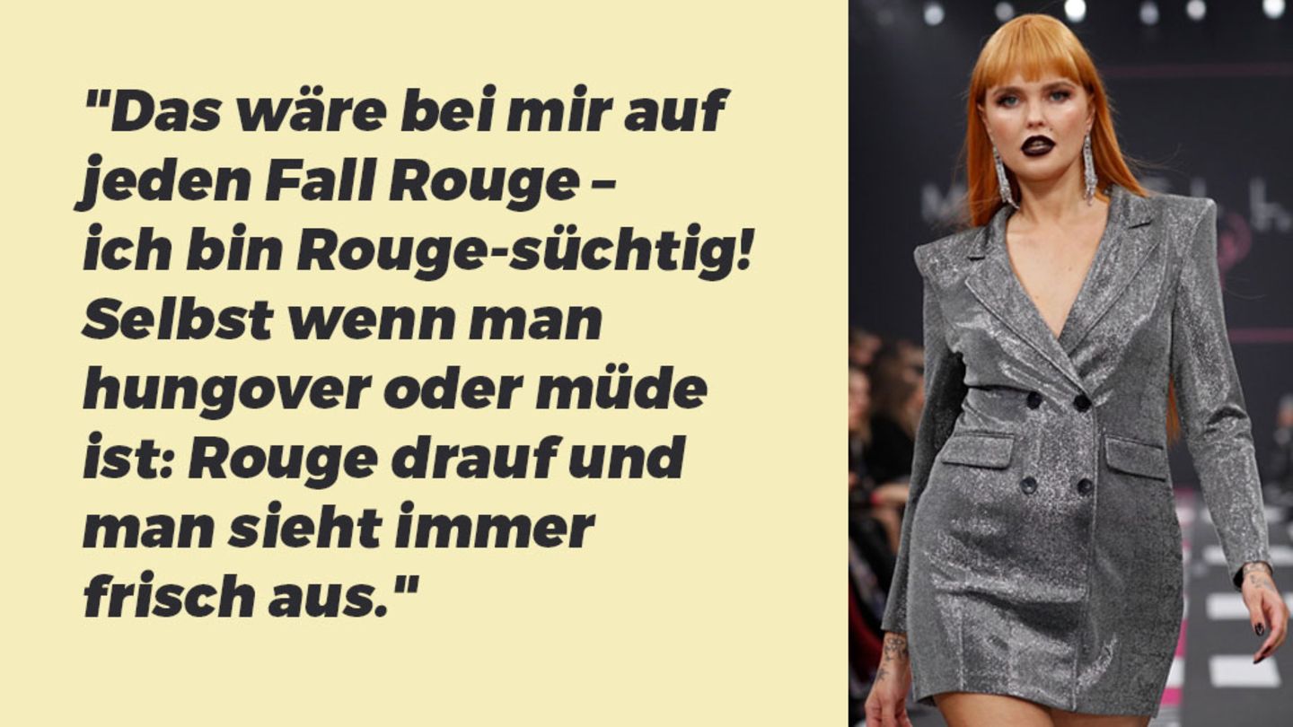 Bonnie Strange auf der Maybelline Show 2019 in Berlin
