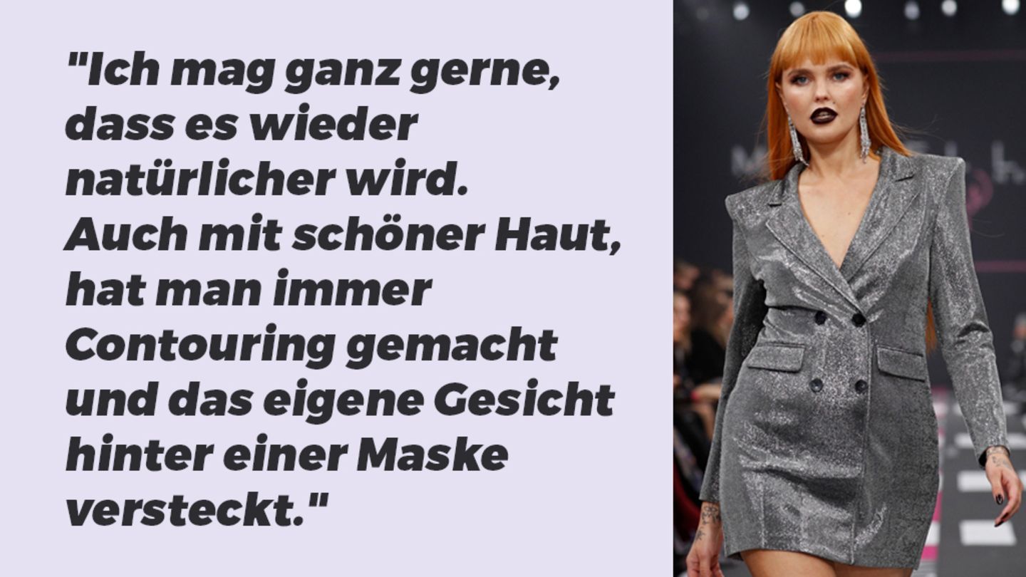 Bonnie Strange auf der Maybelline Show 2019 in Berlin