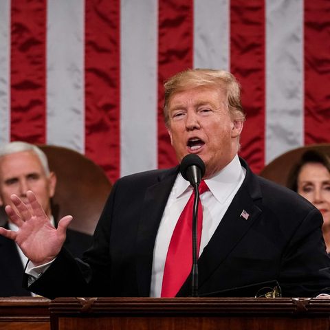 Donald Trump während seiner State of the Union 2019