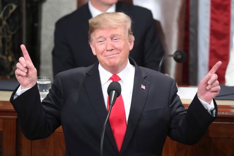 Donald Trump hat es während seiner "State of the Union" mit den Fakten nicht so genau genommen.