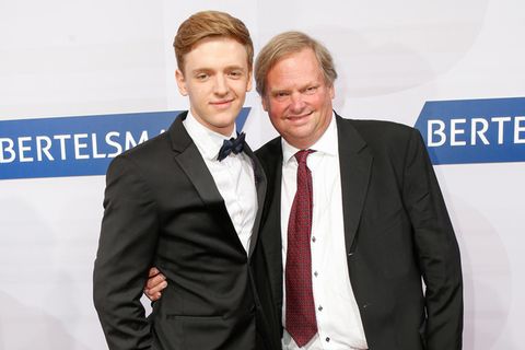 Timur Bartels und sein Vater bei der Bertelsmann Sommerparty im September 2016