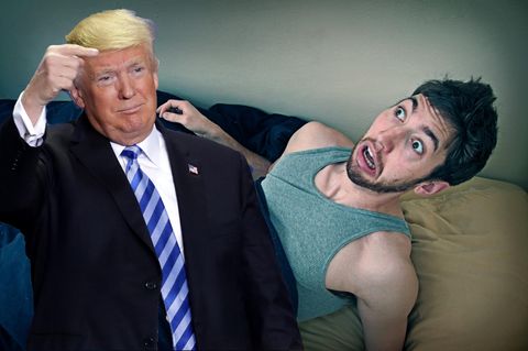 Trump ohne Selbstbräuner? Zum Fürchten!