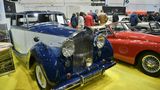 Rolls-Royce Silver Wraith. Der Wagen Baujahr 1950 - 6-Reihen-Zylinder, Hubraum 4226 ccm, 100 PS - wurde bei H.J.Mulliner gebaut.Die Karosserie ist als Touring-Limousine mit Trennwand ausgeführt. Wird für 69.000 Euro angeboten.