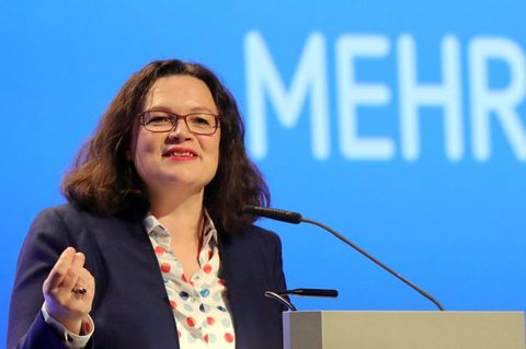 SPD-Chefin Andrea Nahles