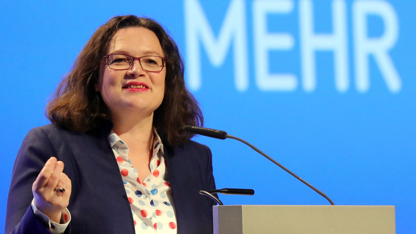 SPD-Chefin Andrea Nahles
