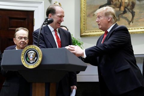 US-Präsident Donald Trump und Ökonom David Malpass