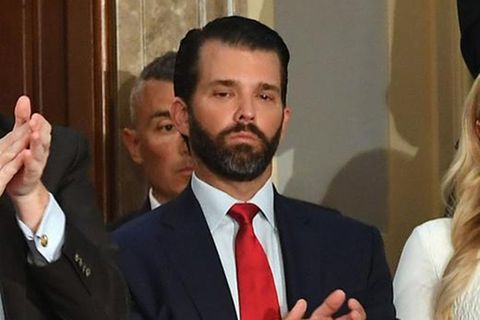 Donald Trump Junior während der Rede seines Vaters zur Lage der Nation im US-Kongress