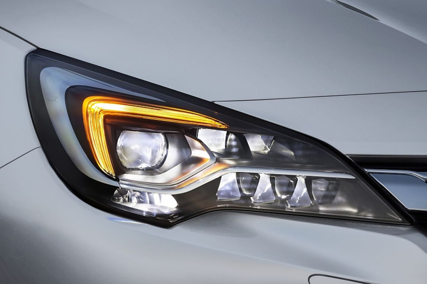 Der Blinker sind Teil der Licht-Inszenierung