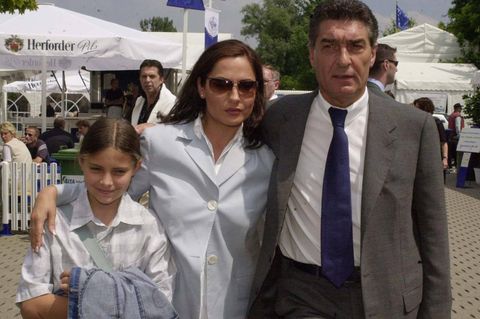 Sophia Thomalla mit ihrer Mutter Simone und deren Lebensgefährte Rudi Assauer