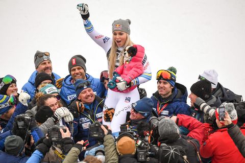 Lindsey Vonn feiert ihren Abschied mit einer WM-Bronzemedaille in der Abfahrt