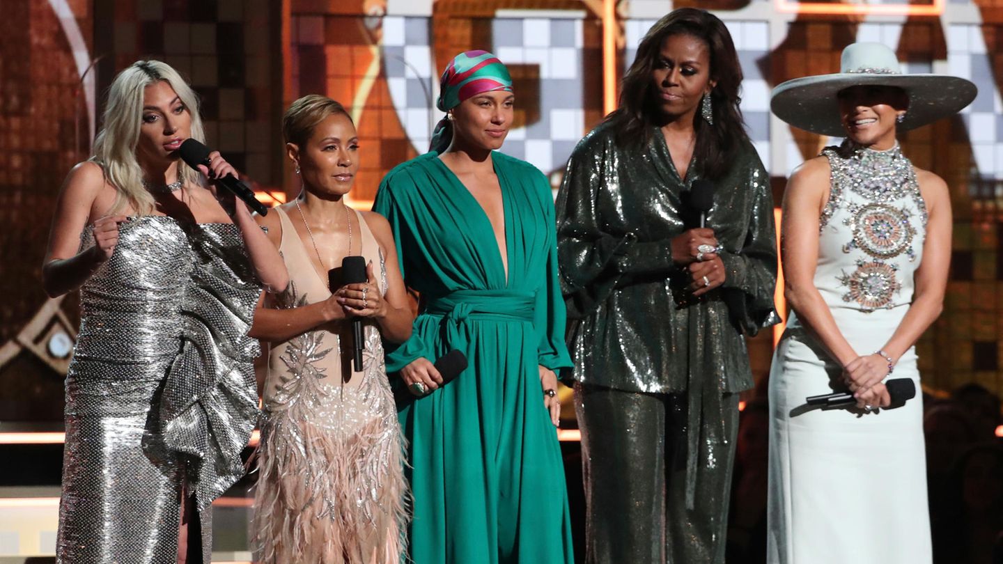 Michelle Obama hielt bei den Grammys 2019 eine Rede
