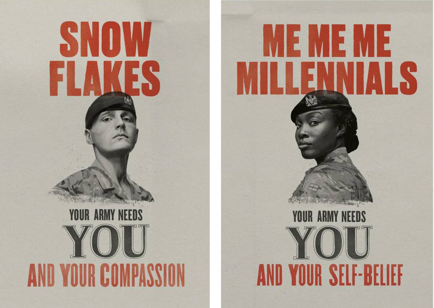 Die Älteren waren von der Kampagne entsetzt, doch den Jungen gefiel sie. Die Armee ist mit dem Ergebnis zufrieden.