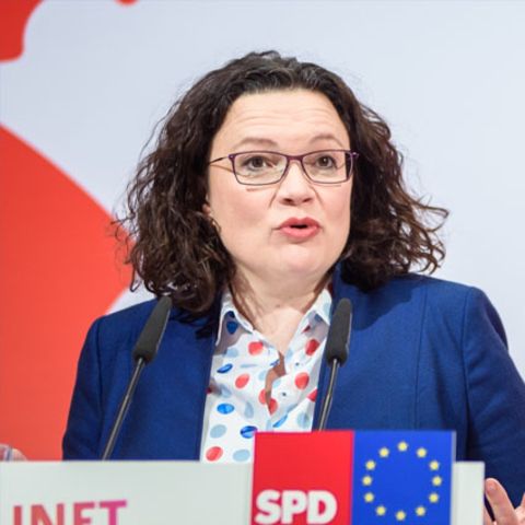 GroKo-Parteivorsitzende Andrea Nahles (SPD) und Annegret Kramp-Karrenbauer (CDU)