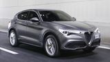 Die coupéhafte Dachlinie verleiht dem Alfa Romeo Stelvio eine dynamische Silhouette