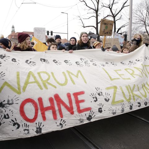 Fridays for Future Schüler Demontration