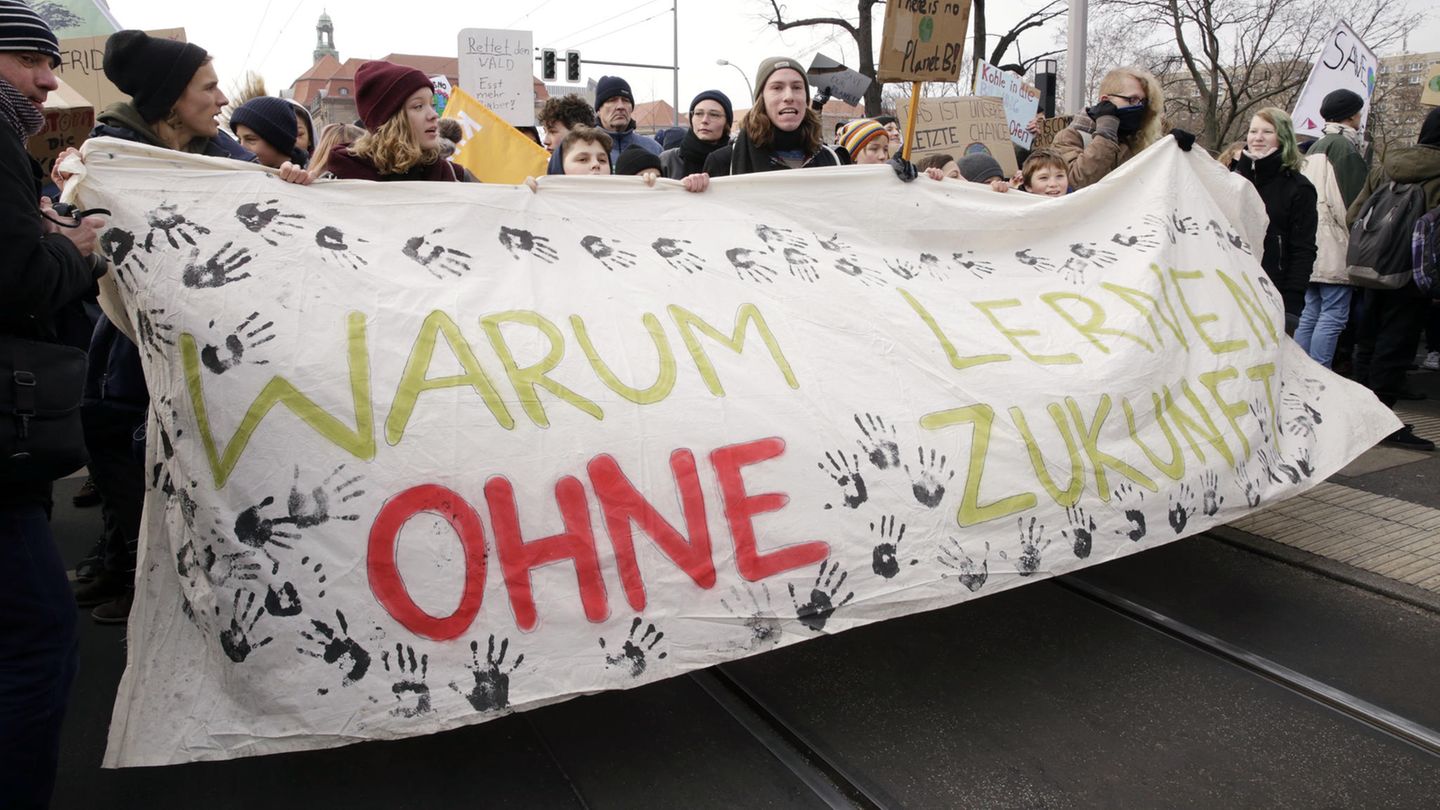 Fridays for Future Schüler Demontration