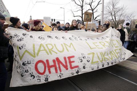 Fridays for Future Schüler Demontration