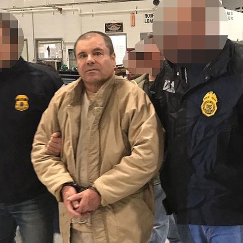 Joaquin Guzman Loera, auch El Chapo genannt, auf dem Weg
