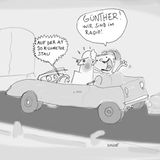 Cartoons von Tobias Schülert: Klimawandel - So schlecht geht es Frau Holle