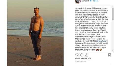 Britischer Musiker: Durch dick und dünn: Sam Smith spricht über seine Figurprobleme