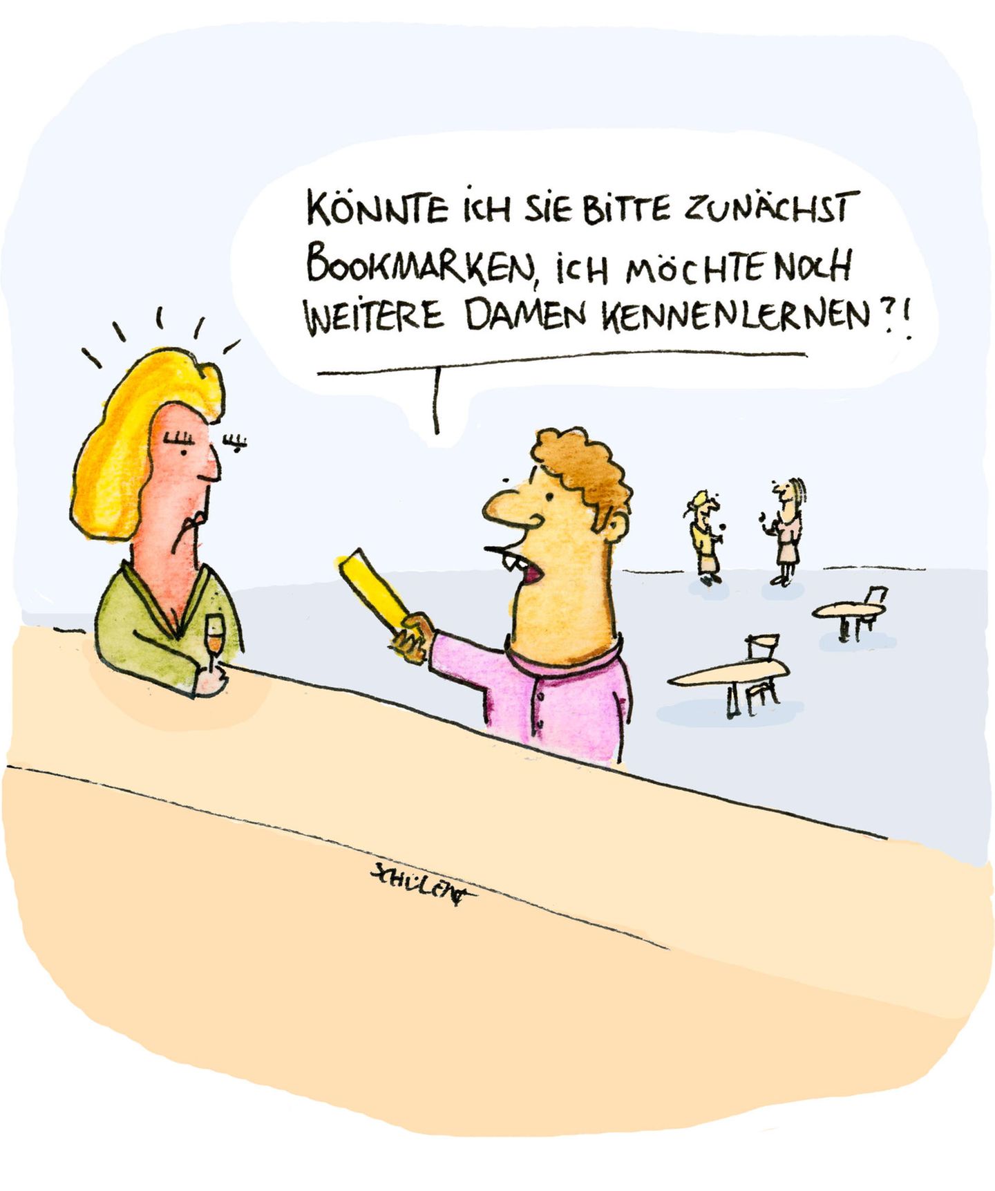 Liebe und Beziehungen: "Bringt doch nichts, seinen Liebeskummer zu ertränken": Cartoons zum Valentinstag