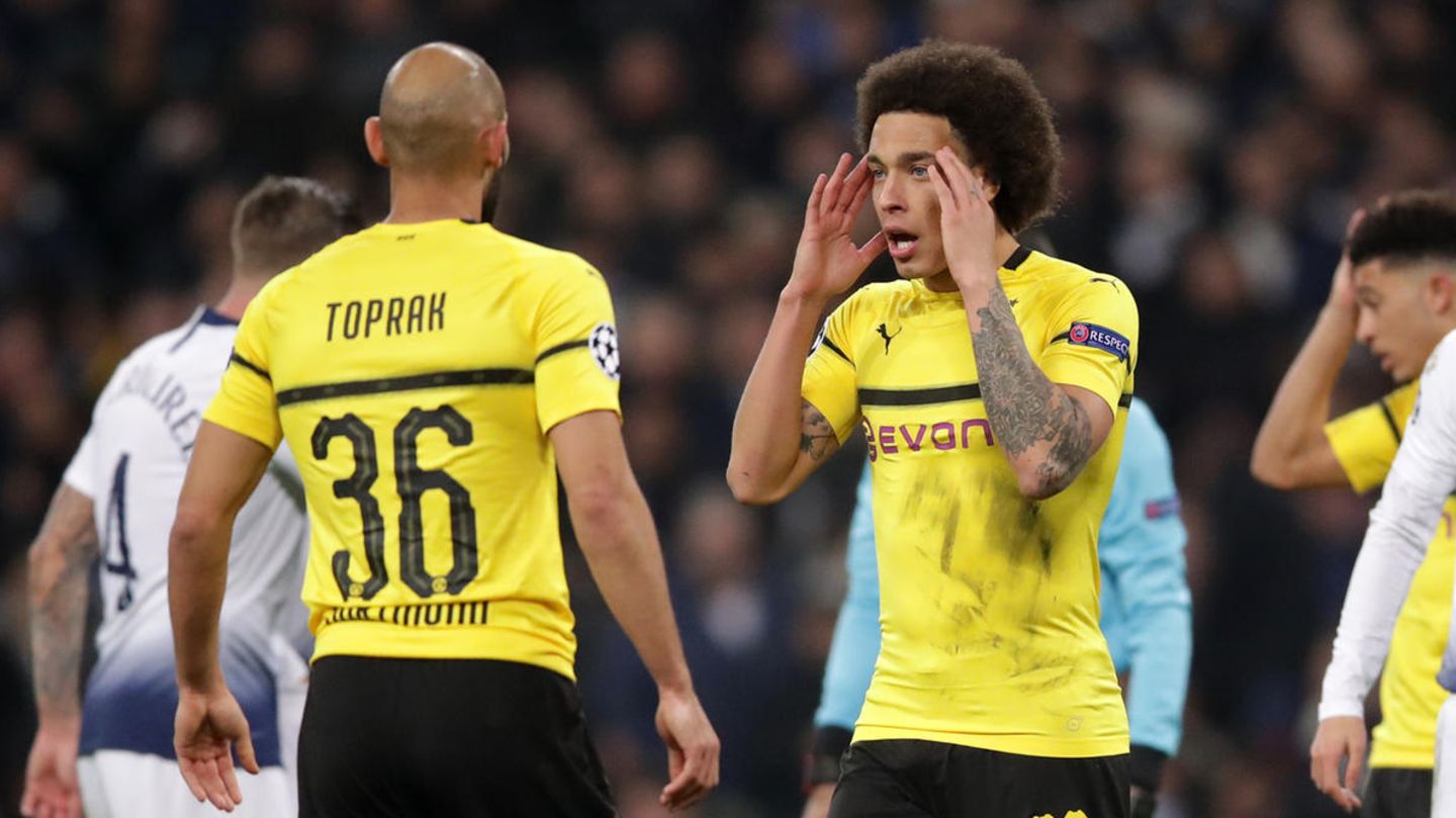 Auch BVB-Motor Axel Witsel (r.) hatte in London nicht seinen besten Tag erwischt