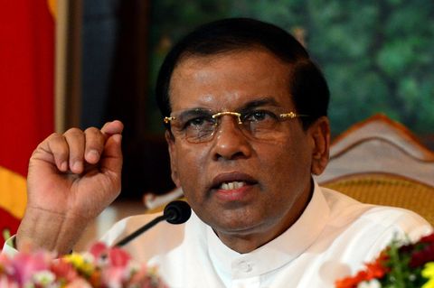 Sri Lankas Präsident Maithripala Sirisena
