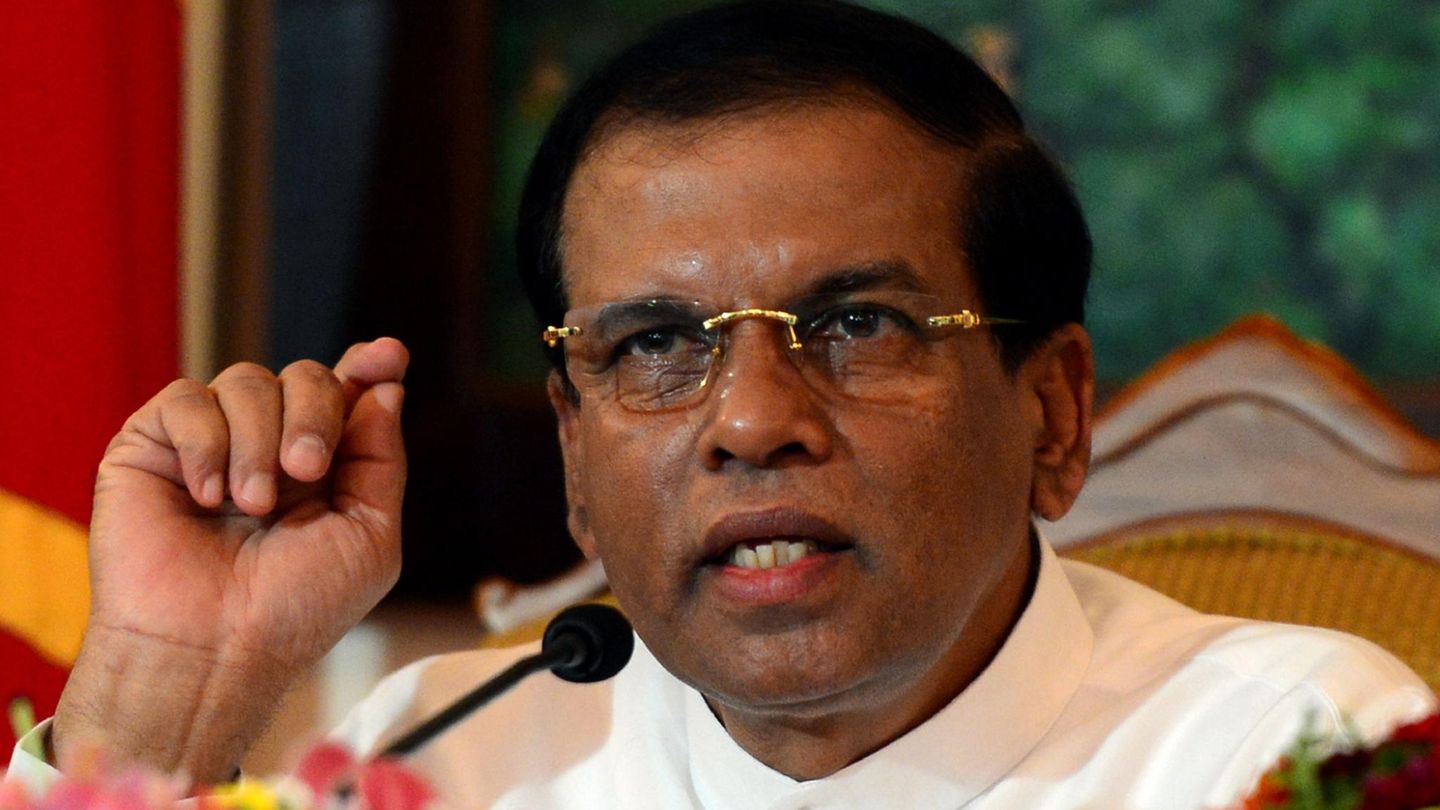 Sri Lankas Präsident Maithripala Sirisena