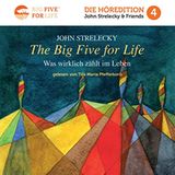 John Strelecky  The Big Five for Life – Was wirklich zählt im Leben  Wenn man weiß, warum man etwas tut, ist das die Voraussetzung für Motivation und Lebensfreude – das ist die Idee hinter John Streleckys Konzept "The Big Five for Life". Jeder sollte seinen individuellen Zweck der Existenz finden und seine großen Ziele im Leben definieren, auf die er hinarbeitet. Strelecky schmiss mit Anfang Dreißig seinen Beraterjob hin und reiste um die Welt. Danach schrieb er mehrere Bestseller zur Selbstfindung. Das Buch erzählt die fiktive Geschichte des Geschäftmannes Thomas, der seine Big Five schon lebt. Auch wenn die Story recht simpel ist, inspiriert die Idee dahinter. Reinhören und die eigenen Ziele hinterfragen! The Big Five for Life findest du hier bei Audible