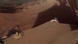 Ein später Nachmittag auf dem Mars. Es gebe kaum ein "passenderes Ende" für die "mutige Mission" von "Opportunity", als von einem gigantischen Sandsturm verschlungen zu werden, sagte der Steuermann Frank Hartman.