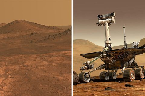 Er sollte nur 90 Tage arbeiten : 15 Jahre lieferte der kleine Roboter Bilder vom Mars – bis ein Sandsturm seine Mission beendete